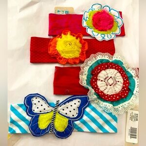 Roki & Zoi & Zaza Headbands 2 Size XS & 2 Size Small Lot Of 4 New With Tags